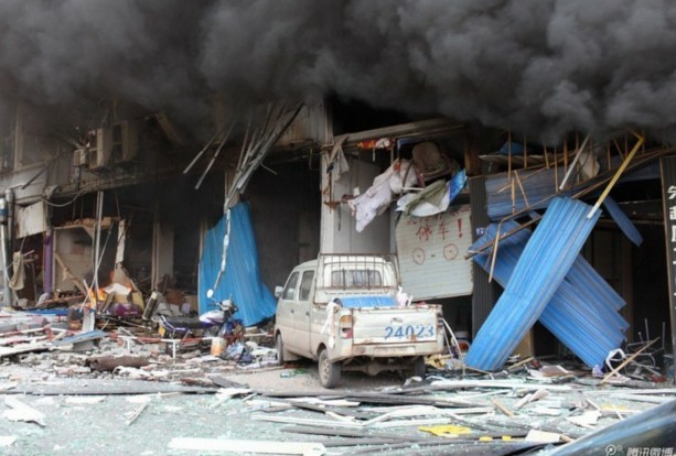 四川南江县中国移动大楼爆炸